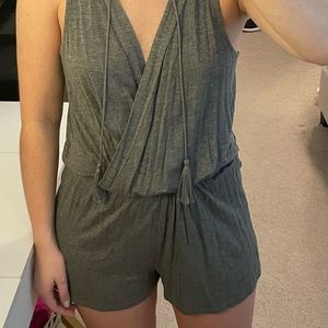 gray romper